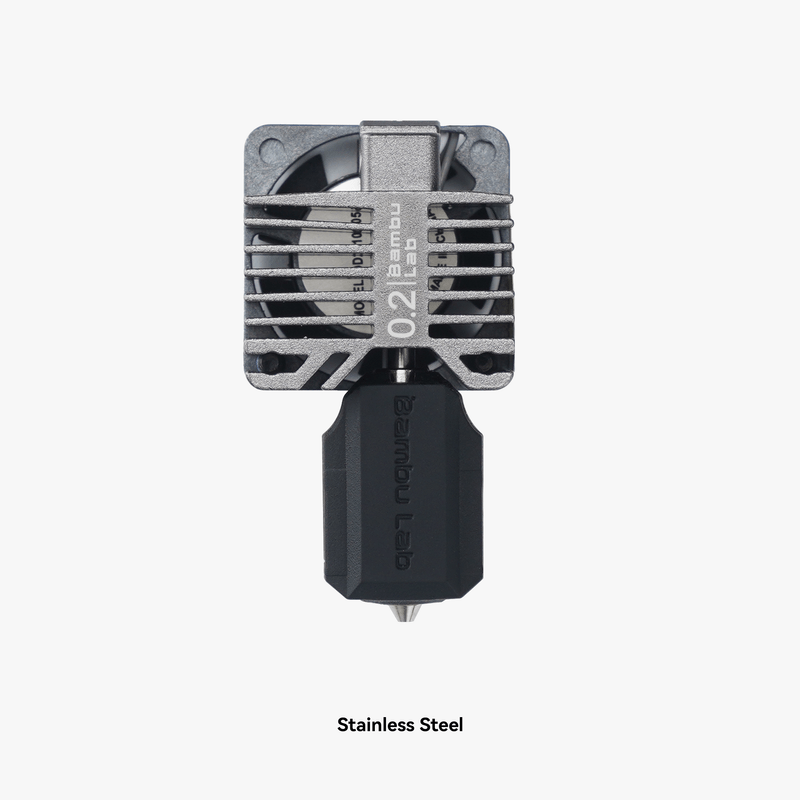 Bambu Lab 0.2mm Compleet Hotend Assemblage met RVS Nozzle - X1/X1C - AC products