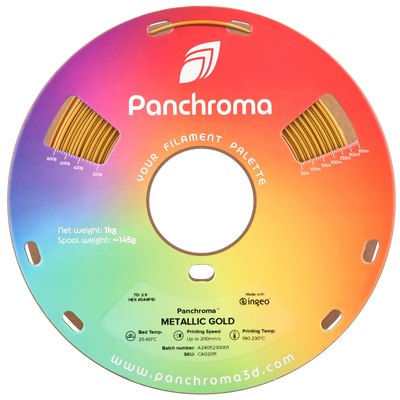 Polymaker Panchroma™ PLA Metallic Gold 1.75 mm 1KG