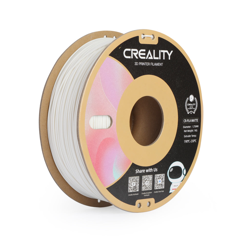 CREALITY CR-PLA FILAMENT MAT GYPSUM WHITE 1.75 MM  1 KG - AC products