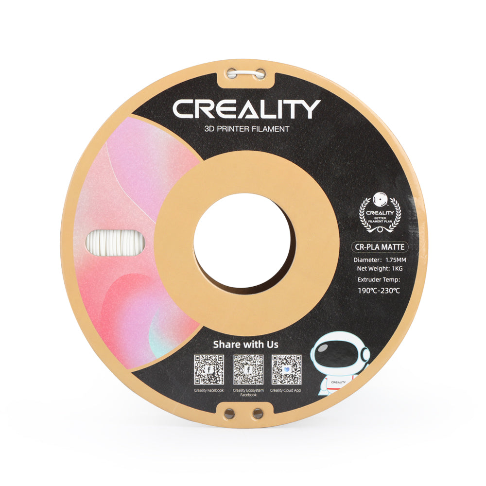 CREALITY CR-PLA FILAMENT MAT GYPSUM WHITE 1.75 MM  1 KG