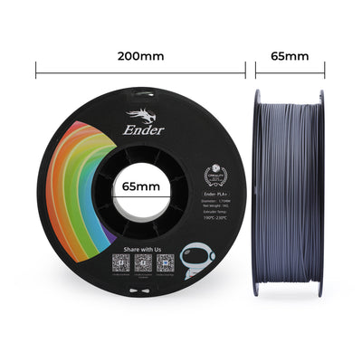CREALITY ENDER PLA+ FILAMENT - 1.75 MM - 1 KG - GREY