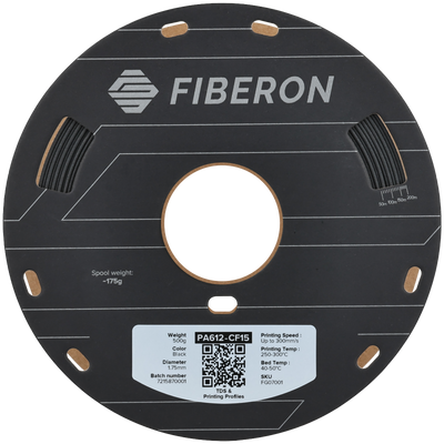 Polymaker Fiberon™ PA612-CF15 Black 1.75 mm 500gr