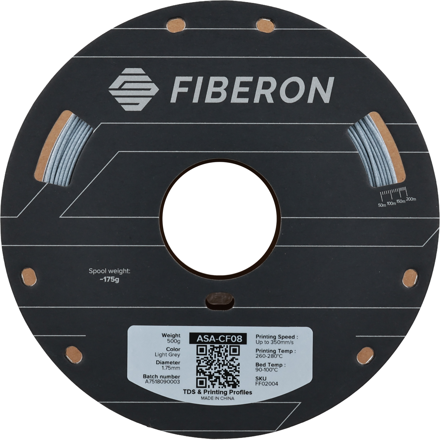 Polymaker Fiberon™ ASA-CF08 Light Grey 1.75 mm 500gr