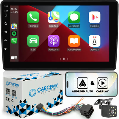 Carcemy CarPlay Autoradio 2DIN 9 Inch | Draadloos & Android Auto