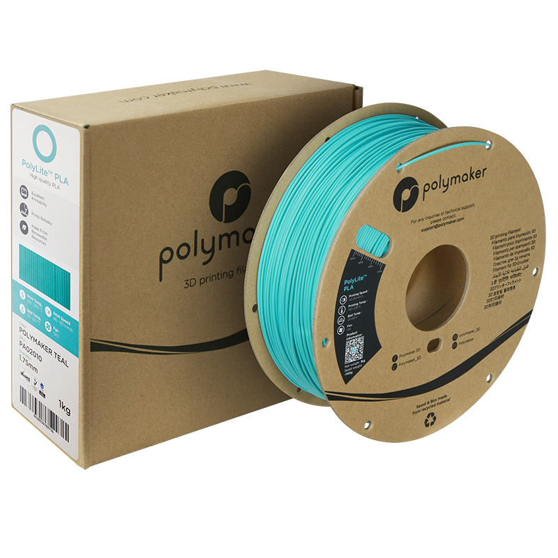Polymaker PolyLite PLA  Filament Teal 1,75mm 1KG