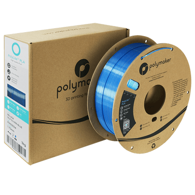 Polymaker PolyLite SILK PLA Filament Beluga Silver-Blue 1.75 mm 1KG - AC products