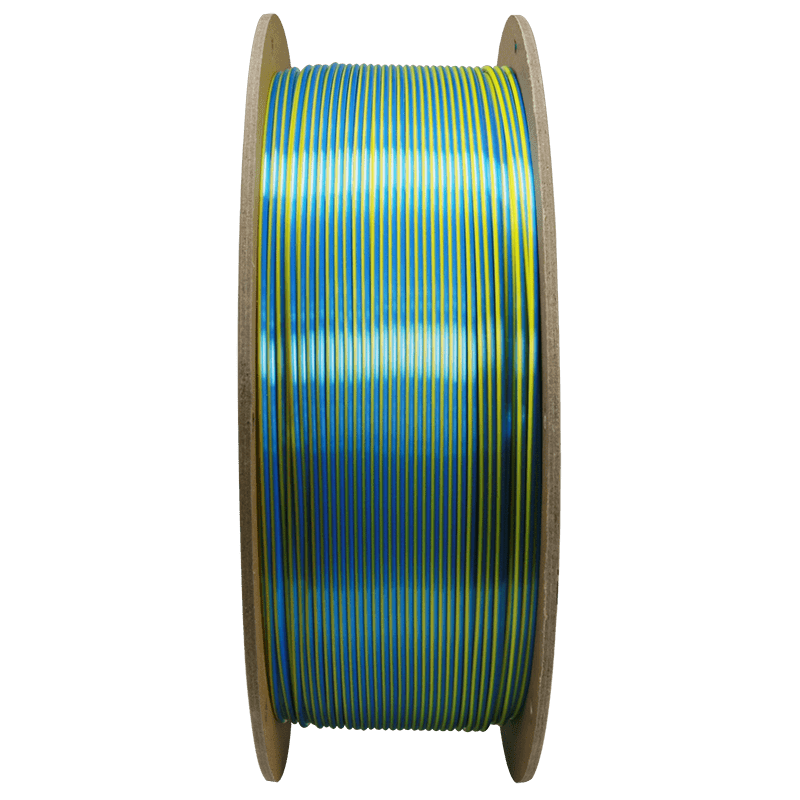 Polymaker PolyLite SILK PLA Filament Chameleon Yellow-Blue 1.75 mm 1KG - AC products