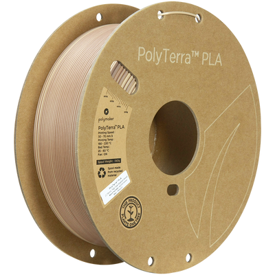 Polymaker PolyTerra Pla filament Dual Gradient Wood 1.75 mm 1KG