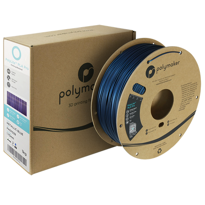 Polymaker POLYLITE™ PLA PRO 3D filament Metallic Blue Jam free 1.75 mm 1KG
