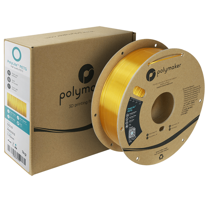 Polymaker PolyLite PETG Gold 1.75 mm 1KG - AC products