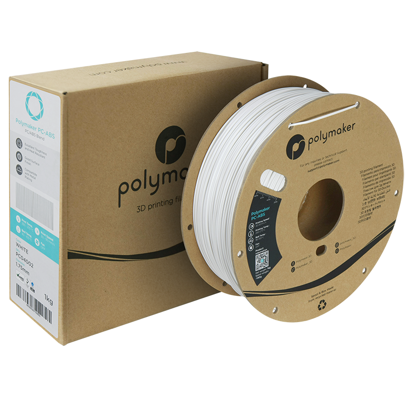 Polymaker PC-ABS filament 1,75 mm Wit 1 kg
