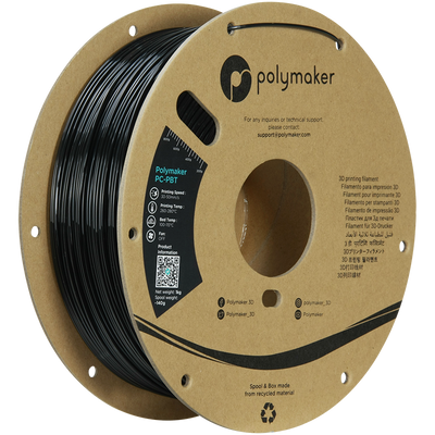Polymaker PC-PBT filament 1,75 mm Zwart 1 kg