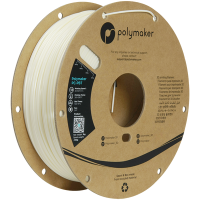 Polymaker PC-PBT filament 1,75 mm Natural 1 kg