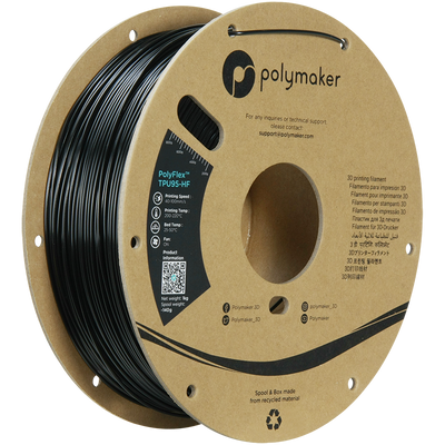 Polymaker PolyFlex TPU-95A High Speed Filament 1,75 mm Black 1 Kg