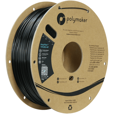 Polymaker PolyFlex TPU-95A High Speed Filament 1,75 mm Black 1 Kg