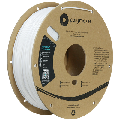 Polymaker PolyFlex TPU-95A High Speed Filament 1,75 mm White 1 Kg