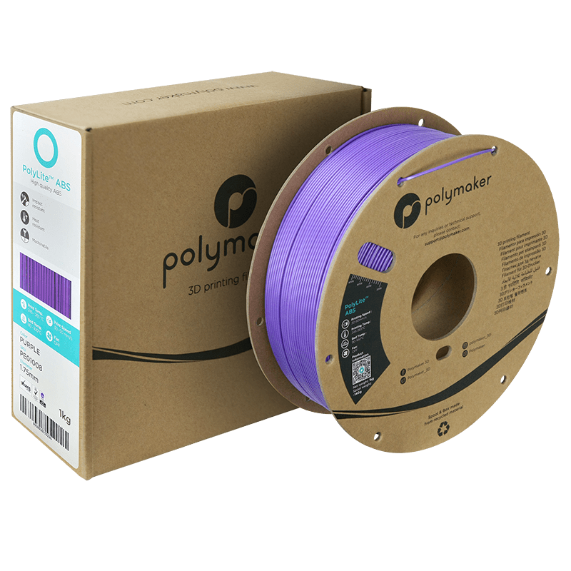 Polymaker PolyLite ABS Filament Purple 1.75mm 1Kg - AC products