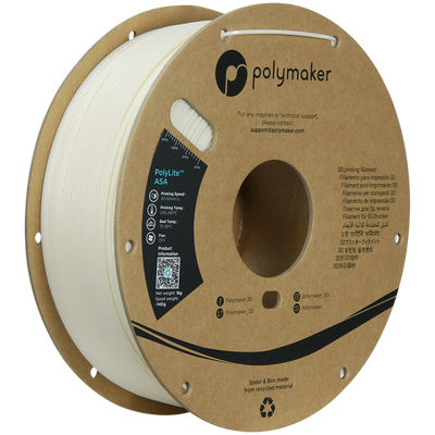 Polymaker PolyLite ASA Filament Natural 1,75mm 1KG