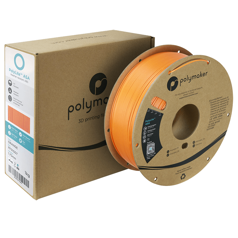 Polymaker PolyLite ASA Filament Orange 1,75mm 1KG - AC products