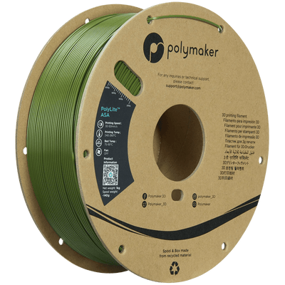 Polymaker PolyLite ASA Filament Army Green 1,75mm 1KG