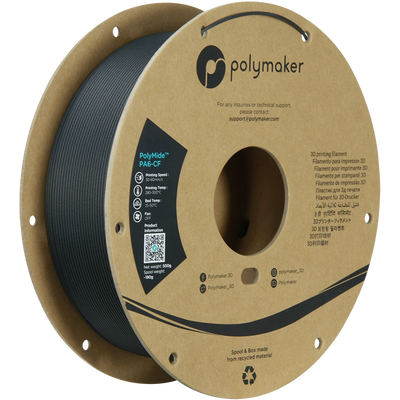 Polymaker PolyMide PA6-CF Black Filament 1,75 mm 500gr