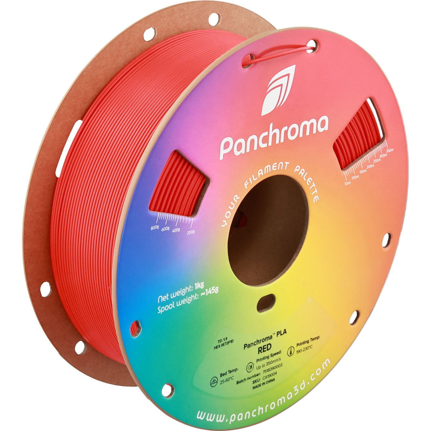 Polymaker Panchroma™ PLA Red 1.75 mm 1KG