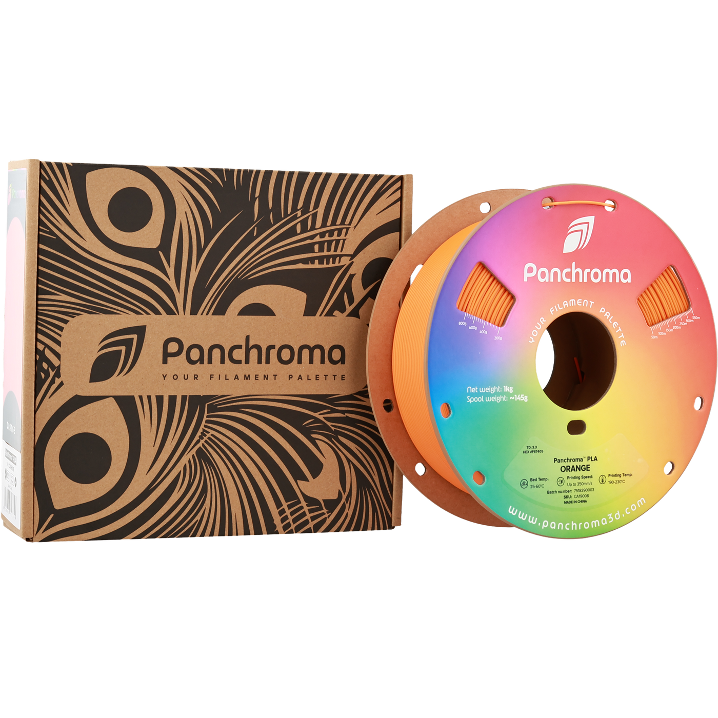 Polymaker Panchroma™ PLA Orange 1.75 mm 1KG