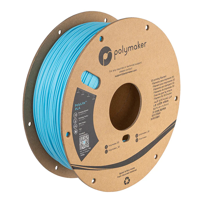 Polymaker PolyLite PLA  Filament Sky Blue 1,75mm 1KG