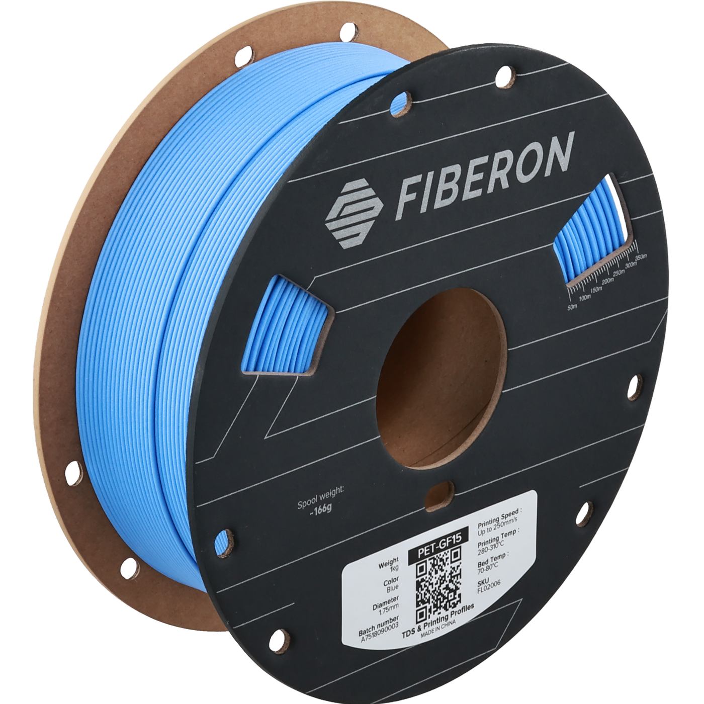 Polymaker Fiberon™ PET-GF15 Blue 1.75 mm 1KG