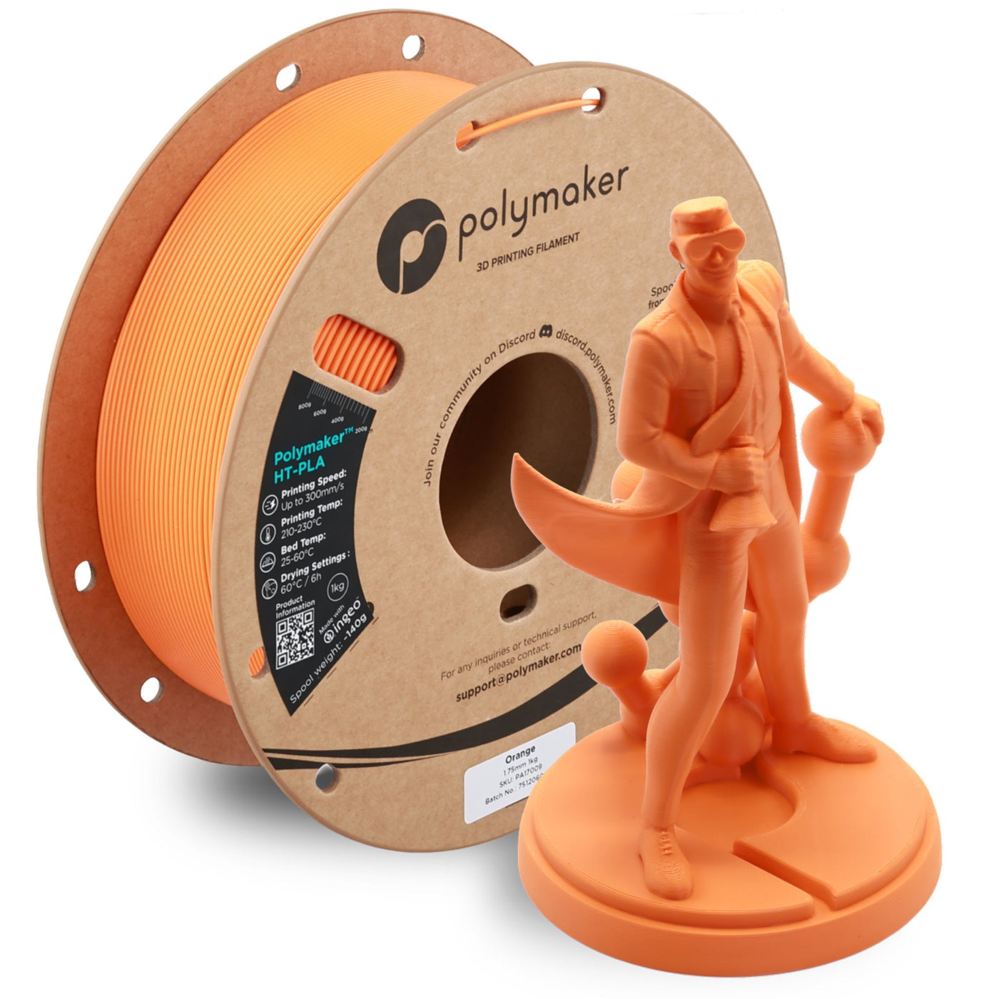 Polymaker HT-PLA Orange 1.75 mm 1KG