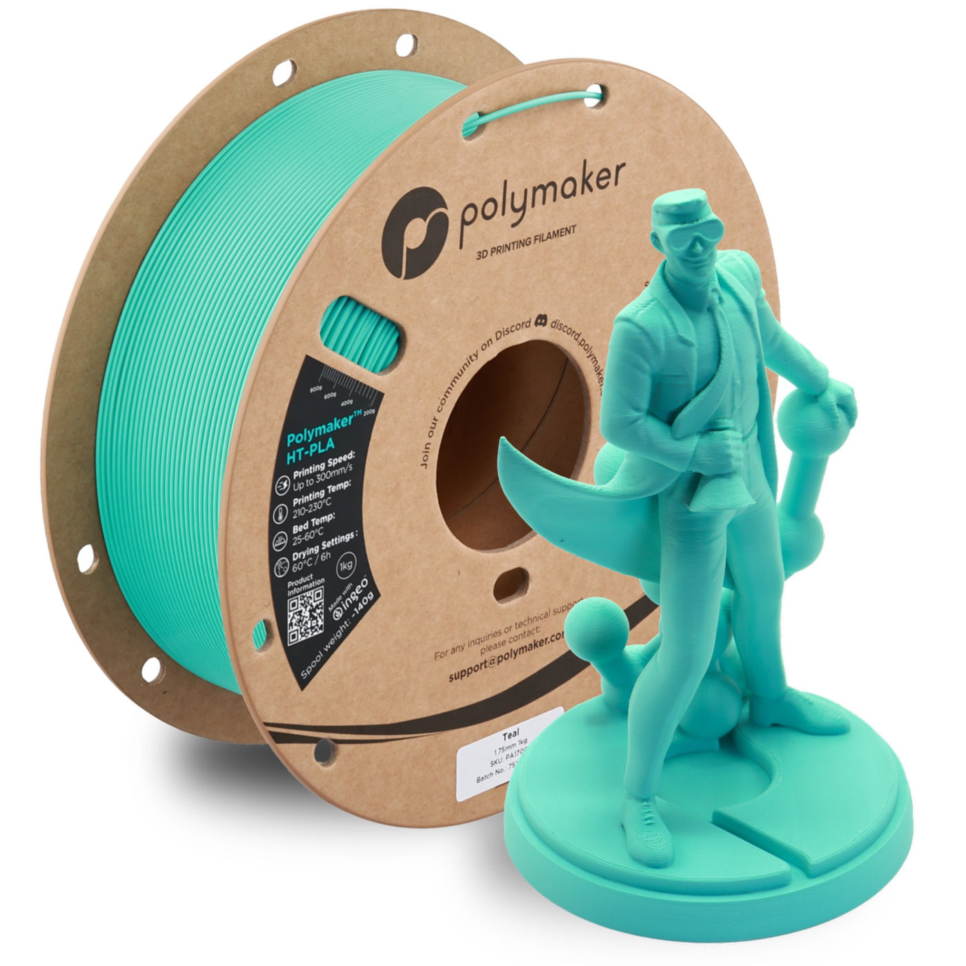 Polymaker HT-PLA Teal 1.75 mm 1KG