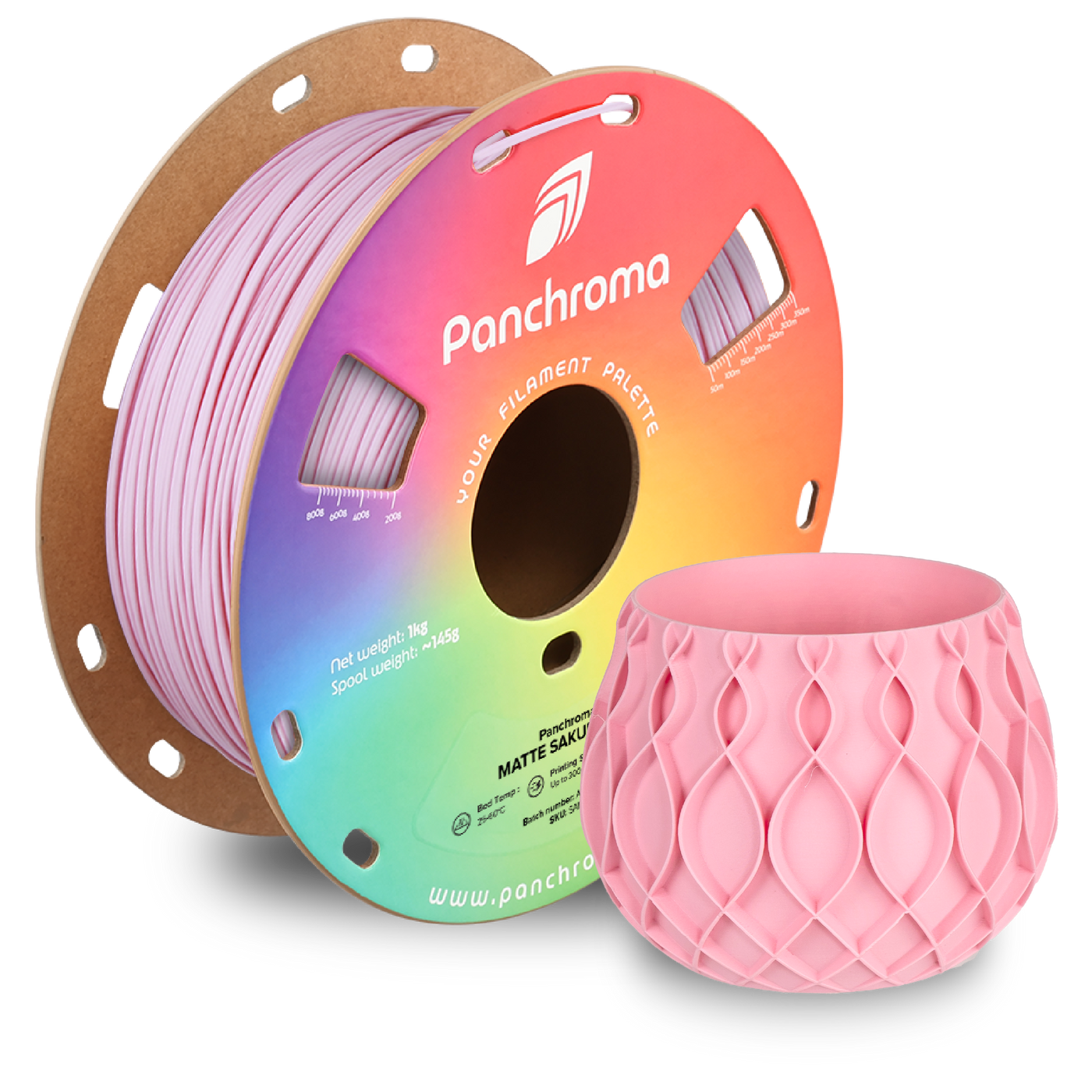 Polymaker Panchroma™ PLA Matte Sakura Pink 1.75 mm 1KG