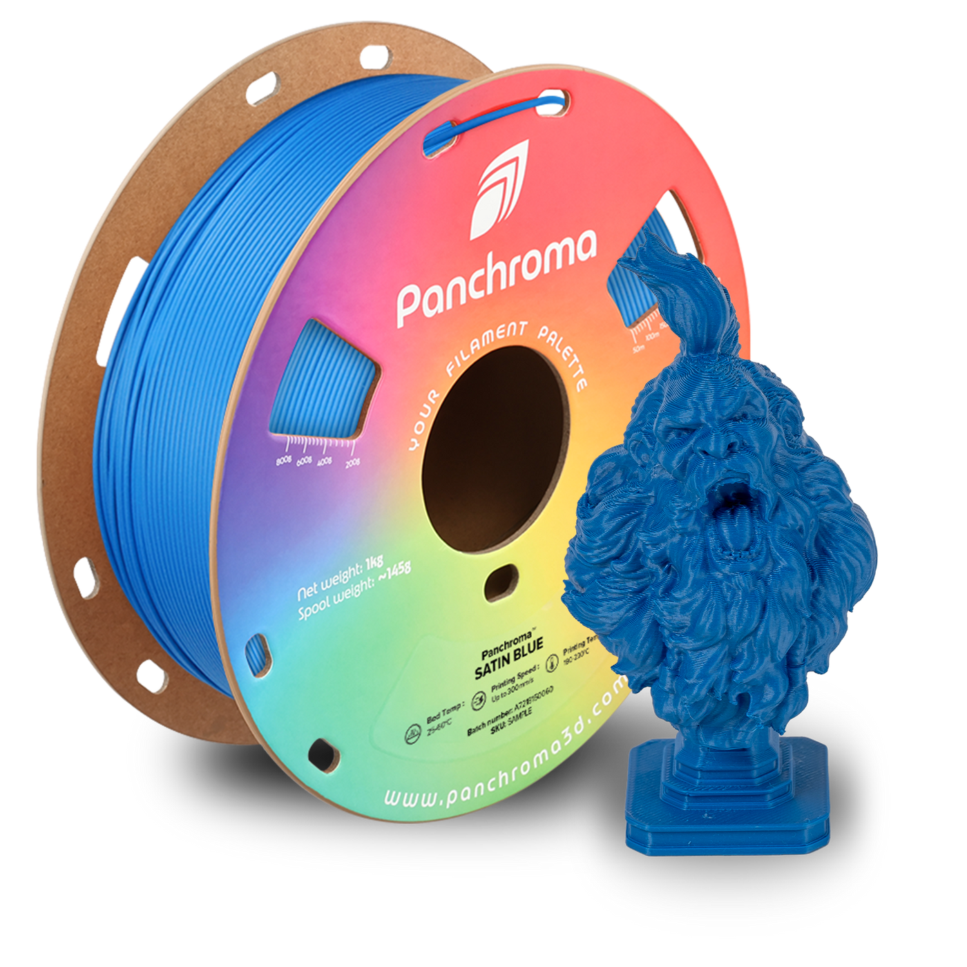 Polymaker Panchroma™ PLA Satin Blue 1.75 mm 1KG