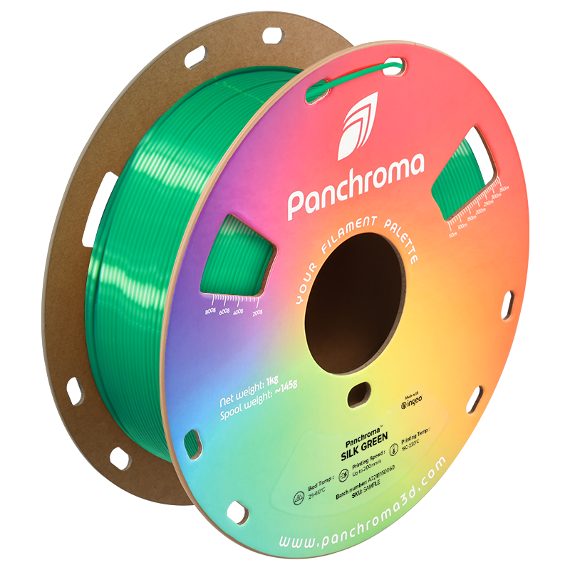 Polymaker Panchroma™ PLA Silk Green 1.75 mm 1KG