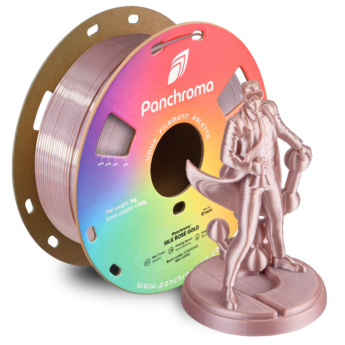 Polymaker Panchroma™ PLA Silk Rose Gold 1.75 mm 1KG