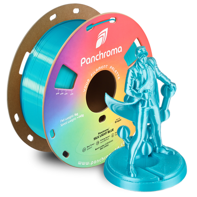 Polymaker Panchroma™ PLA Silk Light Blue 1.75 mm 1KG