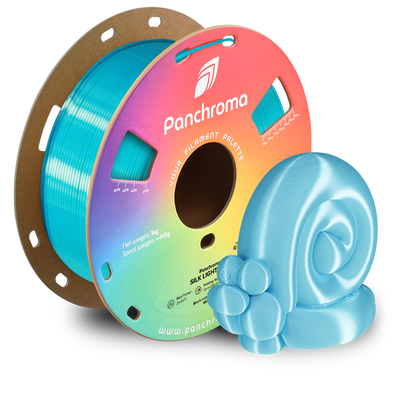 Polymaker Panchroma™ PLA Silk Light Blue 1.75 mm 1KG