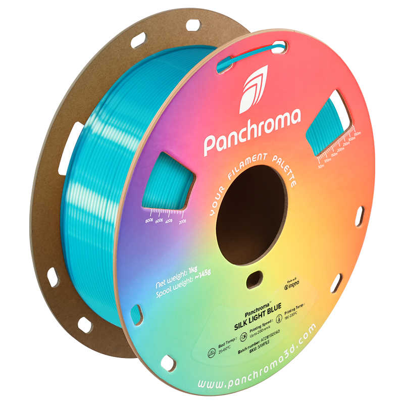 Polymaker Panchroma™ PLA Silk Light Blue 1.75 mm 1KG