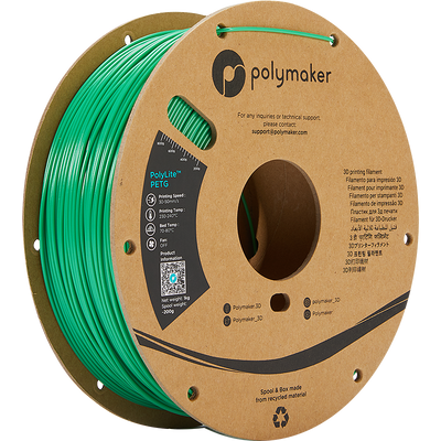 Polymaker PolyLite PETG Groen 1.75 mm 1KG