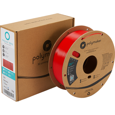Polymaker PolyLite PETG Rood  1.75 mm 1KG