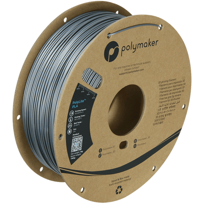 Polymaker PolyLite PLA  Filament Steel Grey 1,75mm 1KG - AC products