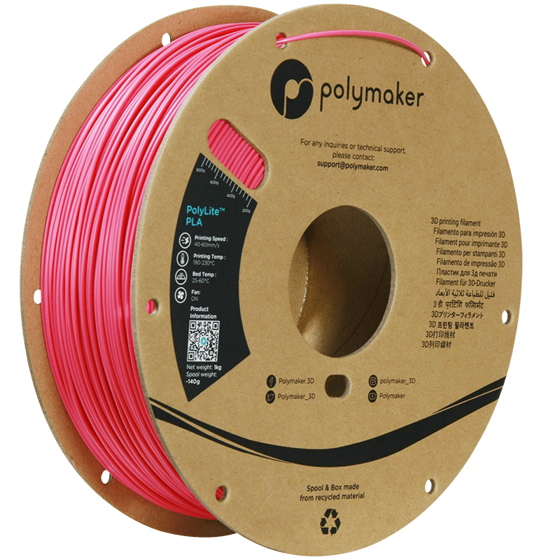 Polymaker PolyLite PLA Magenta 1.75 mm 1KG - AC products