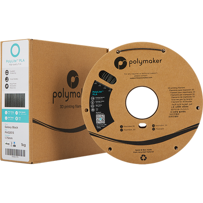 Polymaker PolyLite PLA Filament Galaxy Black 1,75mm 1KG