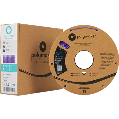Polymaker PolyLite PLA Silk Purple 1.75 mm 1KG