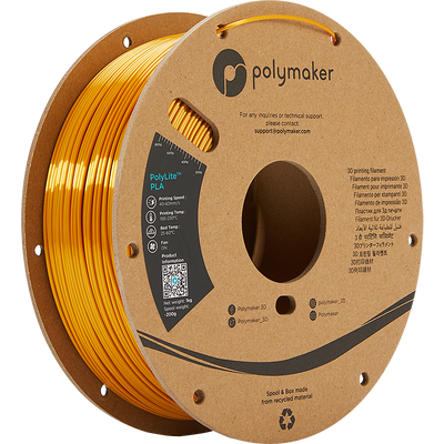 Polymaker PolyLite PLA Silk Gold 1.75 mm 1KG