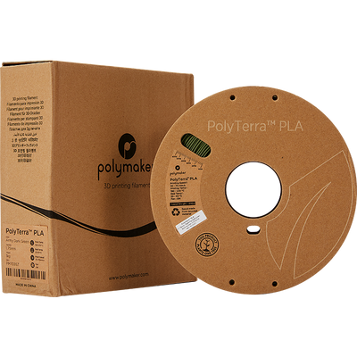 Polymaker PolyTerra Pla filament Army Dark Green 1.75 mm 1KG