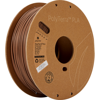 Polymaker PolyTerra Pla filament Army Brown 1.75 mm 1KG