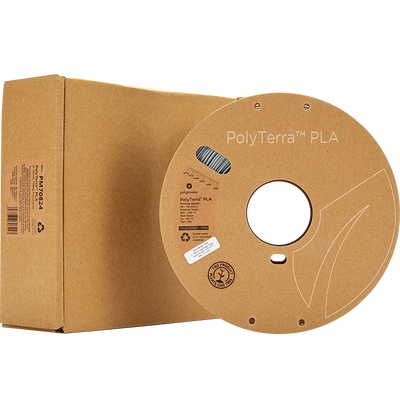 Polymaker PolyTerra Pla filament Fossil Grey 1.75 mm 1KG