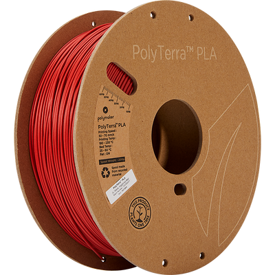 Polymaker PolyTerra Pla filament Army Red 1.75 mm 1KG