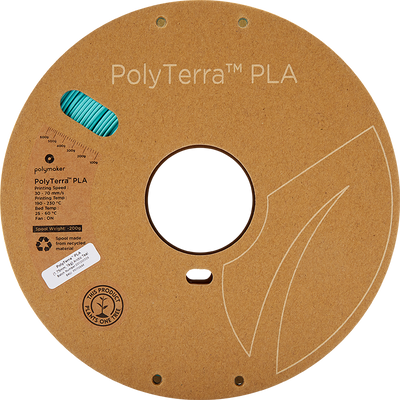 Polymaker PolyTerra Pla filament Arctic Teal 1.75 mm 1KG